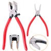 Qovydx 2Pcs Premium Glass Cutting Running Pliers & Breaking Pliers