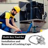 Nvguoes 2 Pcs HVAC Locking Cap Key, HVAC Tools |