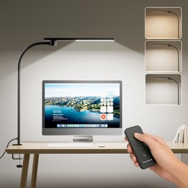 Honeywell HJ2 Clip On LED Desk Lamp with Clamp, Adjustable Reading Light
