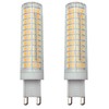 Lxcom Lighting G9 LED Corn Bulb Dimmable 2 Pack 15W