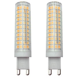 Lxcom Lighting G9 LED Corn Bulb Dimmable 2 Pack 15W LED Bulb 120 Watt Equivalent Bulb 136 LEDs Warm White 3000K G9 Bi-Pin Base 1500LM for Home Lighting
