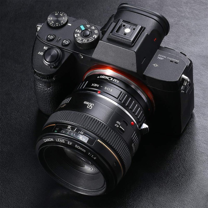 K&F Concept EOS-NEX Adapter Objektivadapter für Canon EOS an Sony