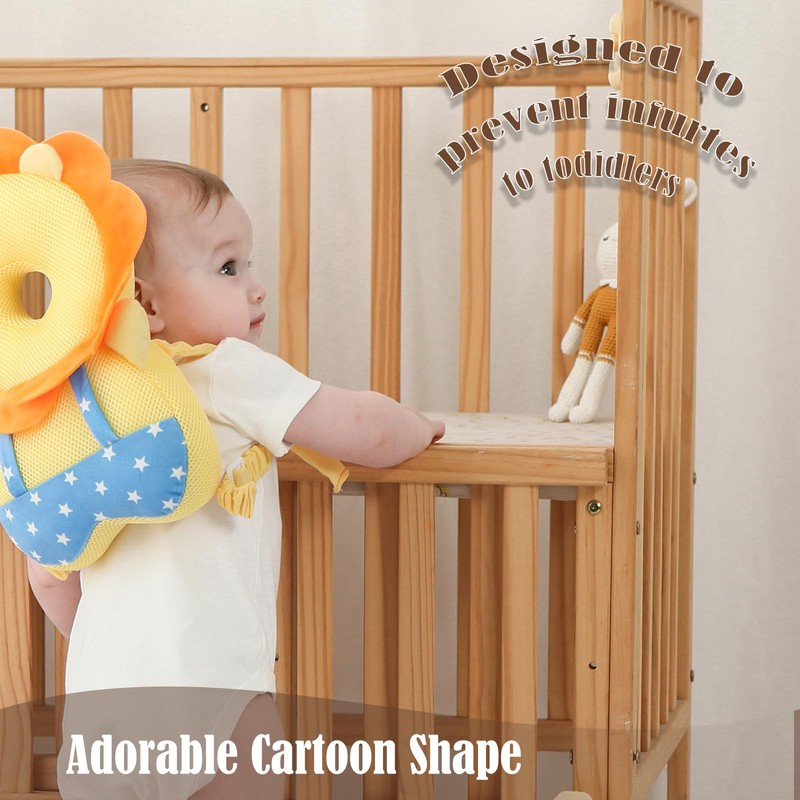 HGTC Baby Head Protector Backpack -Soft & Lightweight Pads -