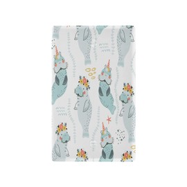 YETTASBIN Cute Manatees Toggle Light Switch Cover Unbreakable Wall Plate Cover with Screws for Living Room, Bedroom, Office, School, Home Decor-4.53 x 2.76 Inch