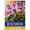 MyPuzzle State Flowers Series: Wisconsin, Wood Violet - Premium 1000