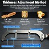 Qvamodo Upgraded Bread Knife for Homemade Bread, 6 Adjustable Thickness