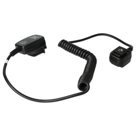 vhbw TTL Cable compatible with Panasonic E-500, E-510, E-520, E-600, E-620, E-P1, E-PL1 Camera, External Flash - Sync Cable, Extendable to 100cm