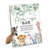 Mom-osa Bar Sign - Safari Jungle Baby Shower Sign, 1