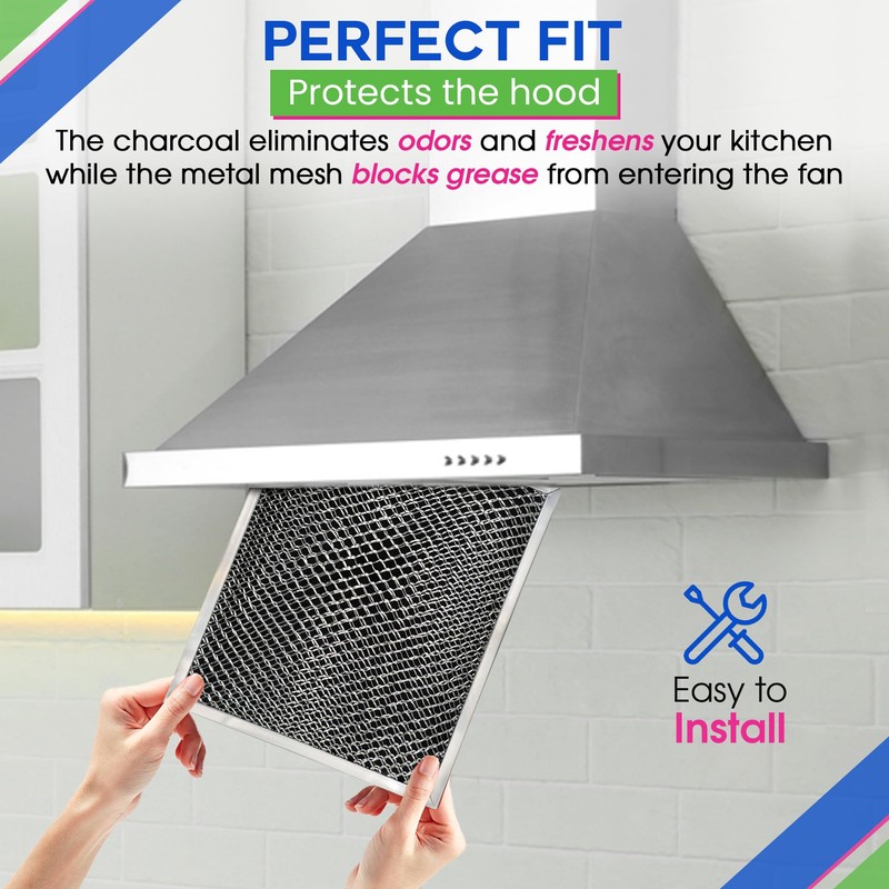 Stove Hood Vent Filter 10.5" x 8.8" 41F 97007696 Fit's