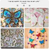 LUBTOSMN Butterfly Cookie Cutter Set-Size 3.9" 3.1" 2.4"-3 Piece-Butterfly Fondant