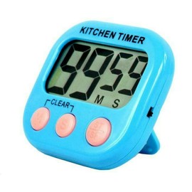 London Express Kitchen Timers for Cooking, Magnetic Countdown Clock With Large LCD Screen Stopwatch Timer And Loud Big Digit, Alarm, Digital Egg Timer, Classroom Timer for Kids Teachers (Blue)
