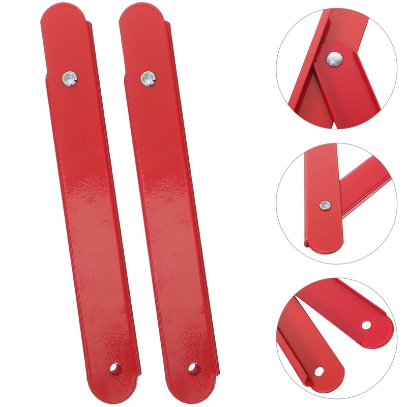 Yardenfun 2pcs Aluminum Alloy Attic Ladder Hinge Kit Heavy Duty