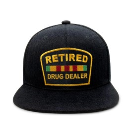 CHOK.LIDS Sombrero retirado del traficante de drogas Sombrero de papá Sombrero de acrílico Gorra de béisbol Estilo Polo Perfil bajo