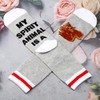 LEVLO 2 Pairs Squirrel Socks Squirrel Lover Gift My Spirit