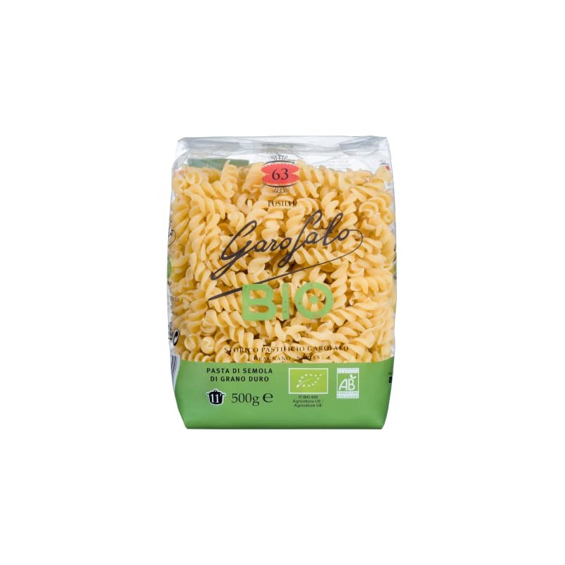 Garofalo, Pasta orgánica Fusilli, 500 g