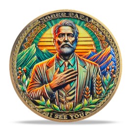 YRCKUDZKG Sober Papa Sobriety Coin, Perseverance & Awakening Recovery Coin - Personal Commitment NA AA Medallion with Token Capsule, Father's Day Sobriety Gifts for Men & Dads