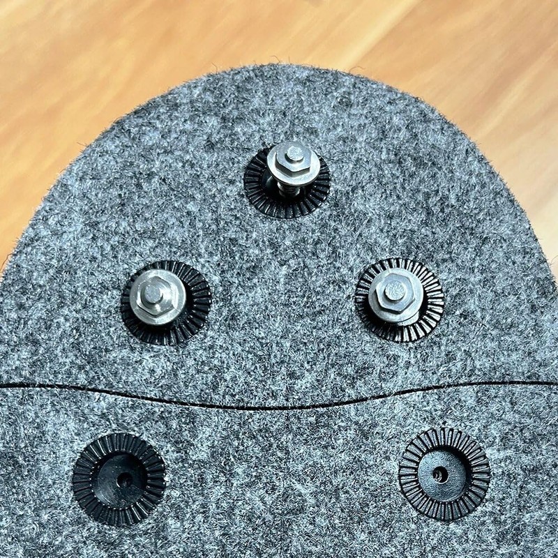 Raprance Screw-in Wading Boot Studs,26pcs Non Slip Screws for Felt