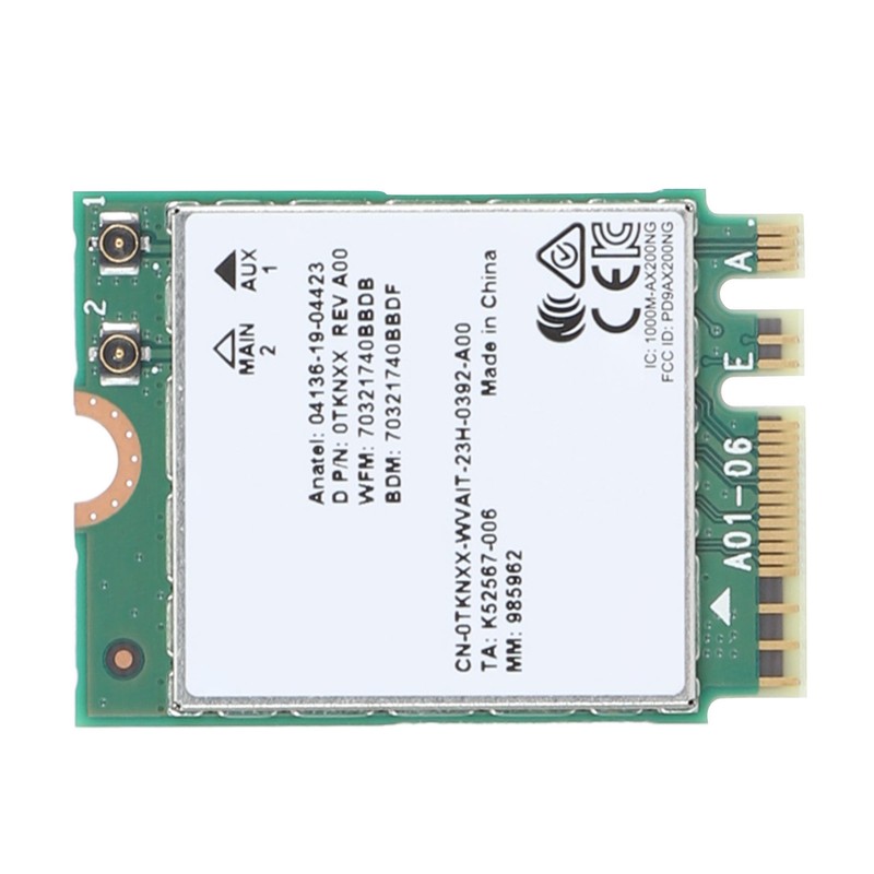 Network Card 1650X AX200 M.2 WiFi6 2.4G 5G Dual Band