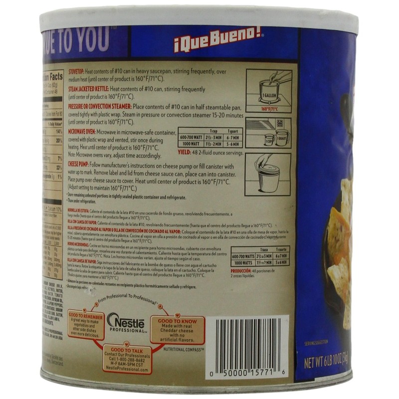 Ortega Que Bueno Nacho Cheese Sauce, 6 lb. 10 oz.