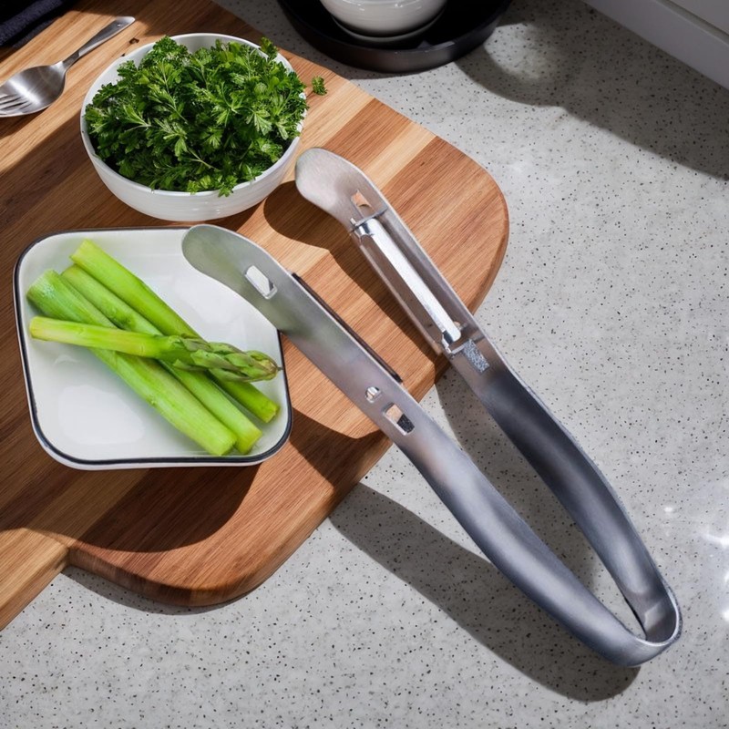 Veggie Peeler,Stainless Steel Double-Sided Fruit Peeler with Handle | Kitchen