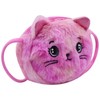 JASASCCEL Girls Kids Fluffy Fuzzy Cat Crossbody Purse Cute Animal