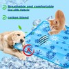 Fuz Bigaza Dog Cooling Mat, Pet Washable Non-Toxic Summer Dogs