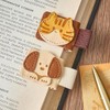 2 marcapáginas magnéticos de piel, marcapáginas clásico para mujeres, accesorios