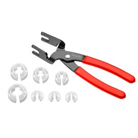 Kauplus Fuel Line & A/C Line Disconnect Pliers Tool Kit,W/Fuel Line Remover - 1/4", 5/16", 3/8", 1/2", 5/8", 3/4", 7/8"
