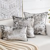 Yonous Premium Series, Crushed Velvet Cushion Covers, Luxury Thick Throw