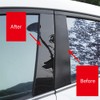Black Car Window Center Pillar Stickers for Mazda CX-5(2017-2024) Window