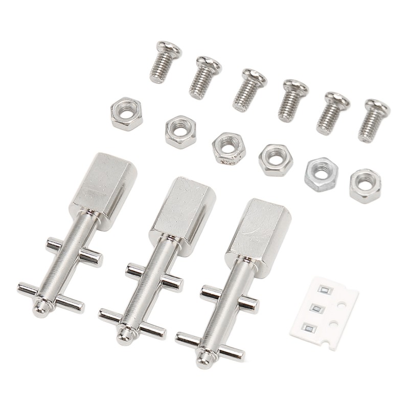 3pcs Toggle Switch Matte Chrome Coating Heavy Duty Toggle Flick