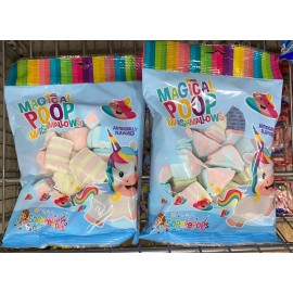 Magical Poop Marshmallows (2) Magical Poop Marshmallows Candy Sophiepops & Gumdrops 1-3.53oz Bag