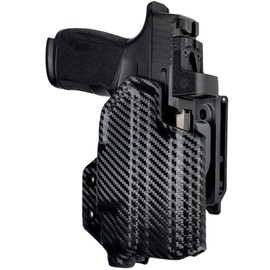 OWB Quick Release IDPA Holster fits Sig Sauer P365 X-Macro w/TLR-7/TLR-8 (Right-Hand Draw, Carbon Fiber)