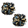 ICObuty Metallic Cheerleader Cheerleading Pom Poms 6 inch 1 Pair