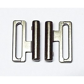 Großhandel für Schneiderbedarf Bikini Closure Metal Antique Silver 20 mm Bridge Width