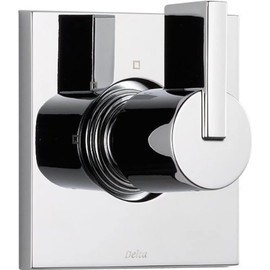 Delta Faucet Vero 3-Setting Shower Handle Diverter Trim Kit, Diverter Valve Trim Kit Chrome, 3 Way Shower Diverter, Delta Diverter Trim, Chrome T11853 (Valve Not Included)