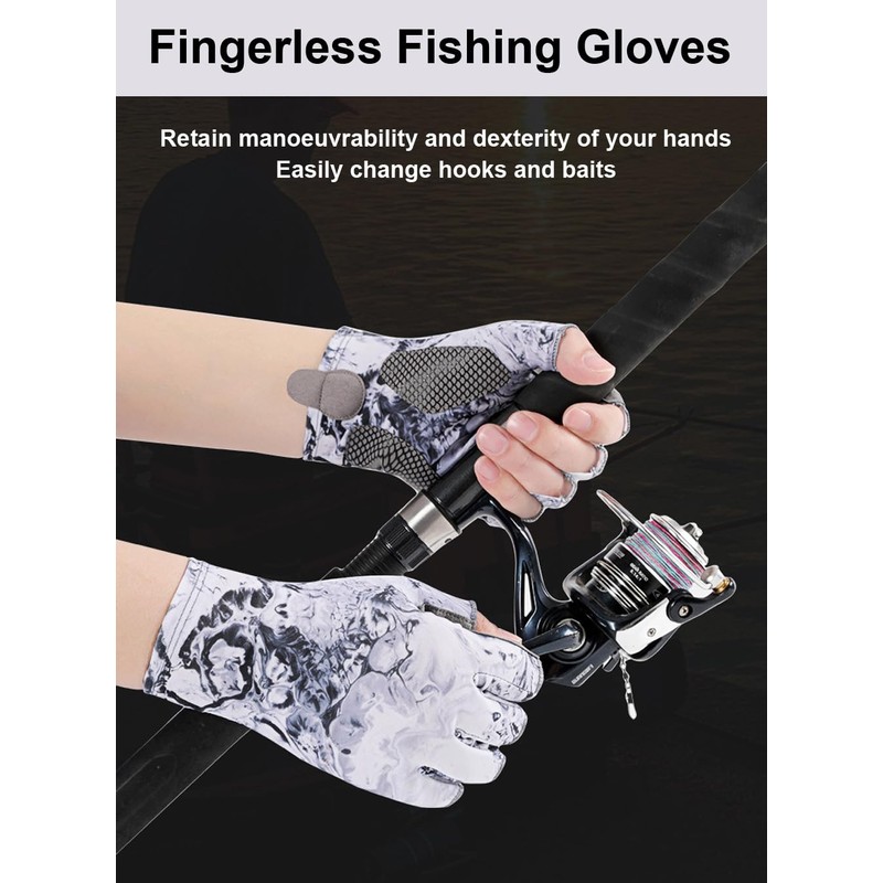 SUJAYU Fishing Gloves Men & Women, Sailing Gloves Kayak Gloves