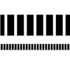 Teacher Created Resources Black and White Vertical Stripes Straight Border