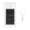ACTROL YY Eyelashes Extension Lashes Black D Curl 0.07mm 17mm