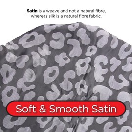 Gorro con patrón argán para día y noche, diseño de leopardo oscuro