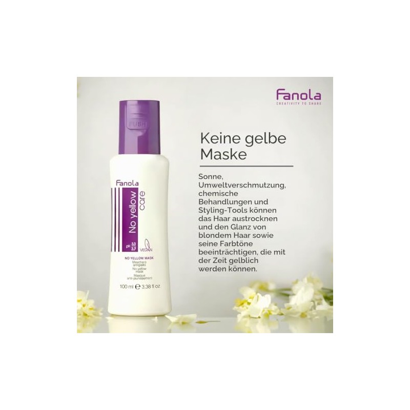 Fanola No Yellow Mask, 100 ml Banana