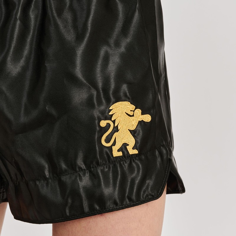 Leone 1947 BASIC 2 Muay Thai Kickboxing Shorts, Black