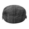 meioro Unisex Denim Newsboy Cap Cotton Flat Cap Ivy Gatsby
