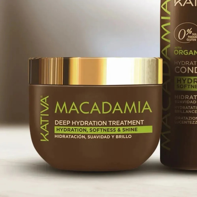 Kativa Macadamia Máscara Hidratante Cabello Seco X 250ml
