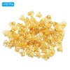 PATIKIL 100 Pcs 8x7mm Hollow Metal Earring Bracelet Necklace DIY