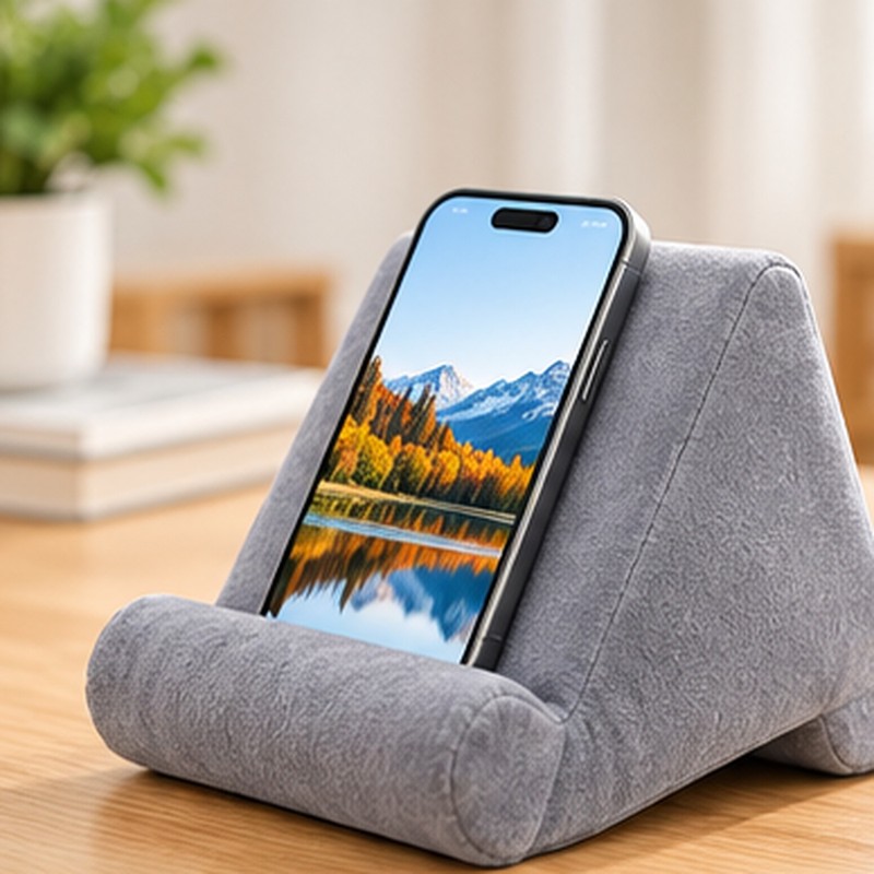 Sponge Pillow Tablet Holder for Reading – Multi-Angle Stand for