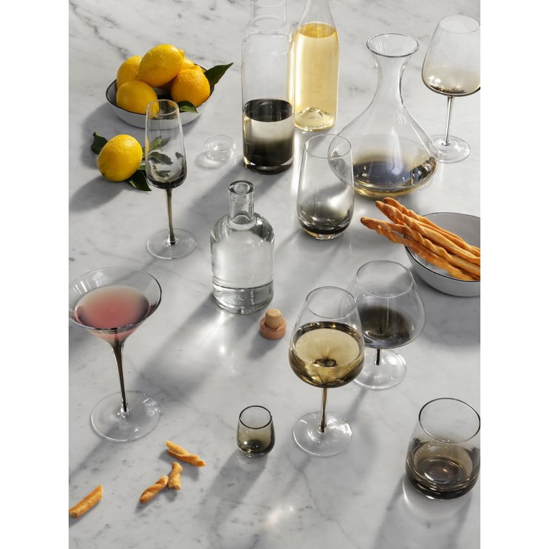 Broste Copenhagen 14460635 Amber Martini Glass, 200 ml