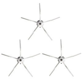 BiOHY Side Brush for Roborock S7 Series in White (Set of 3) | S7, S7+, S7 MaxV, S7 MaxV Plus, S7 MaxV Ultra | Mop Robot Accessories | Brush for Tiles, parquet, Laminate & PVC (Seitenbürste S7)