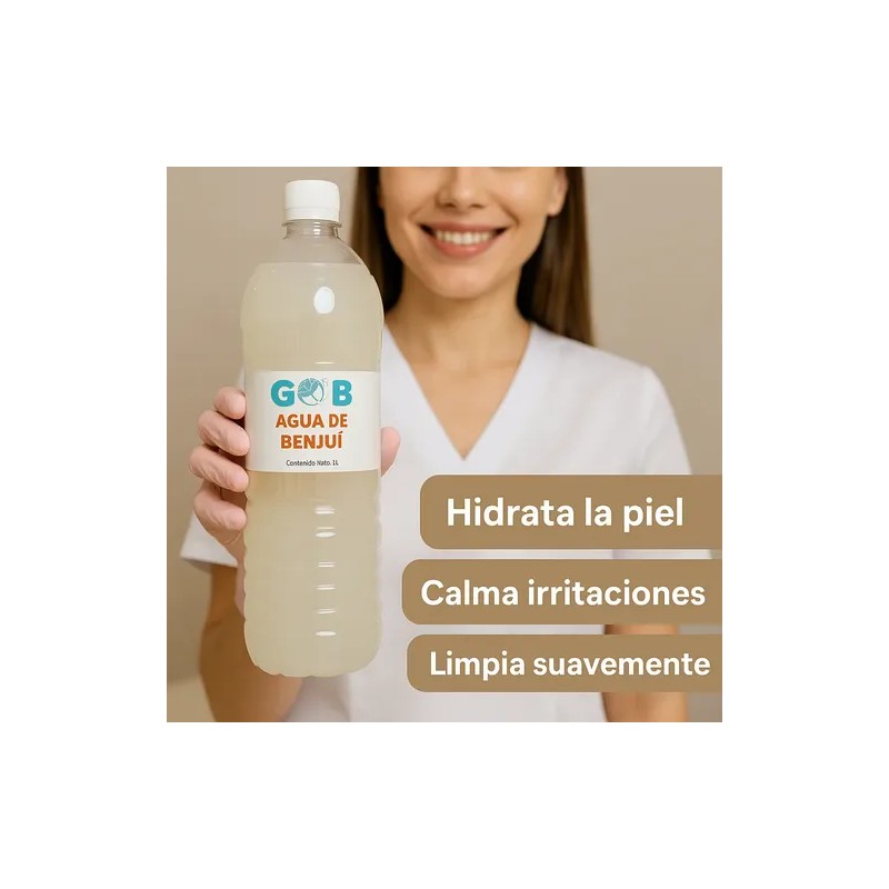 Gob tónico facial agua de benjuí 1 L | revitaliza
