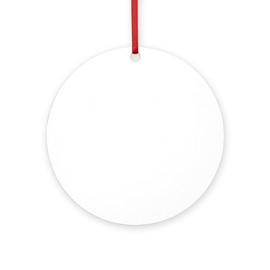 CafePress Ready Set Throw Javelin THR Round 4" MDF Holiday Ornament